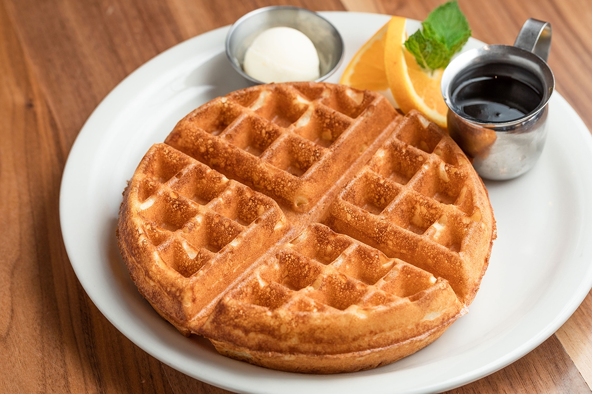 Order Classic Belgian Waffle food online from Urth Caffe store, Orange on bringmethat.com