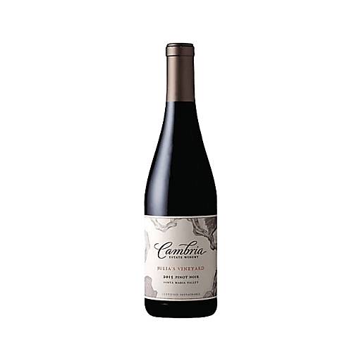Order Cambria Estate Winery Julia's Vineyard Pinot Noir (750 ML) 115186 food online from Bevmo! store, San Rafael on bringmethat.com