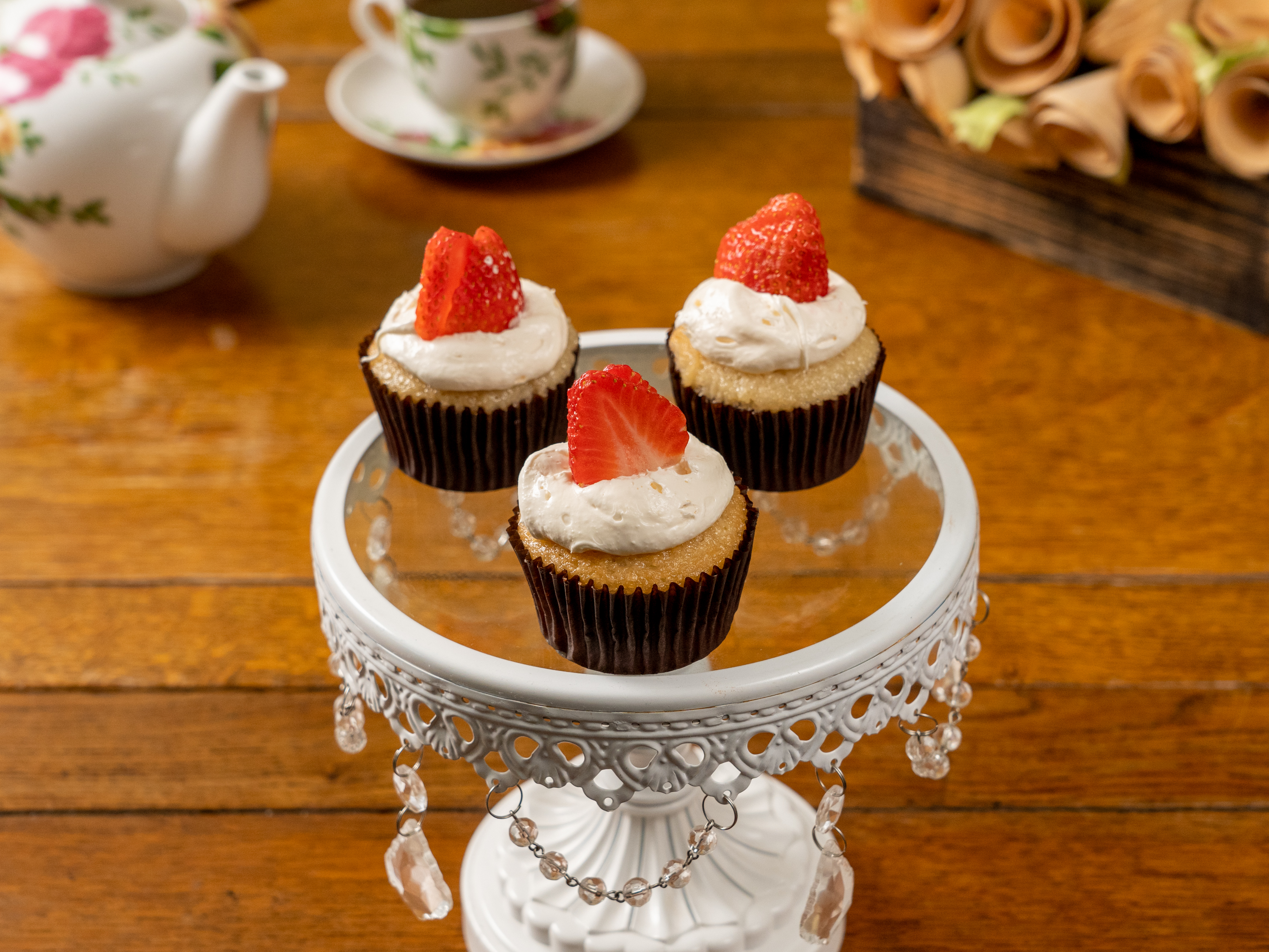 Order Strawberry Shortcake Cupcake food online from Yummy Finds store, Victoria on bringmethat.com