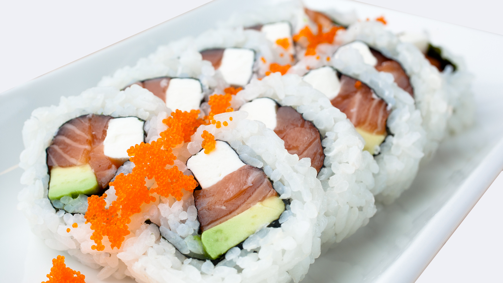Order Philly Roll - 10 pcs food online from SanSai Japanese Grill store, Chatsworth on bringmethat.com