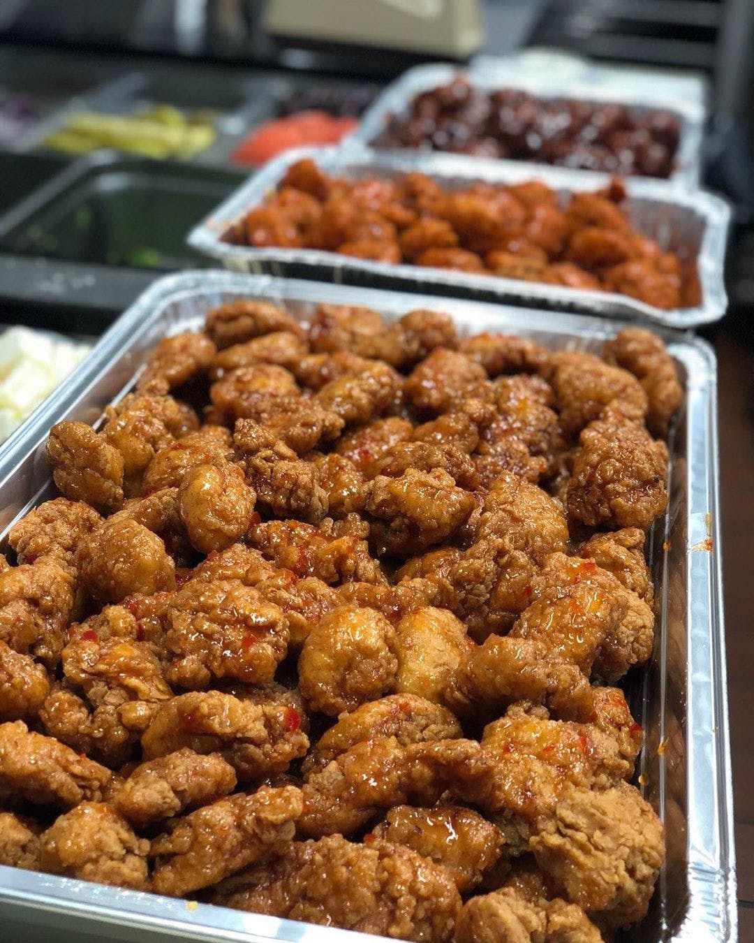 Order Boneless Wings Catering - Half Pan (48 Pieces) food online from Planet Pizza store, Ridgefield on bringmethat.com