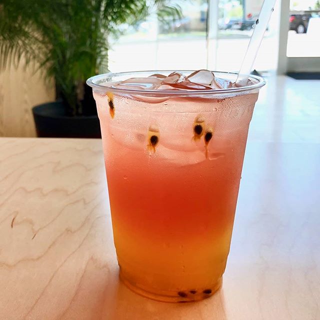 Order Passion Orange Guava Green Tea food online from Remix Asian Kitchen store, Bakersfield on bringmethat.com