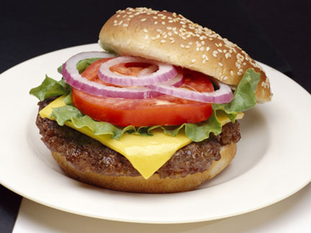Order Cheeseburger food online from Steak-Out store, Columbus on bringmethat.com