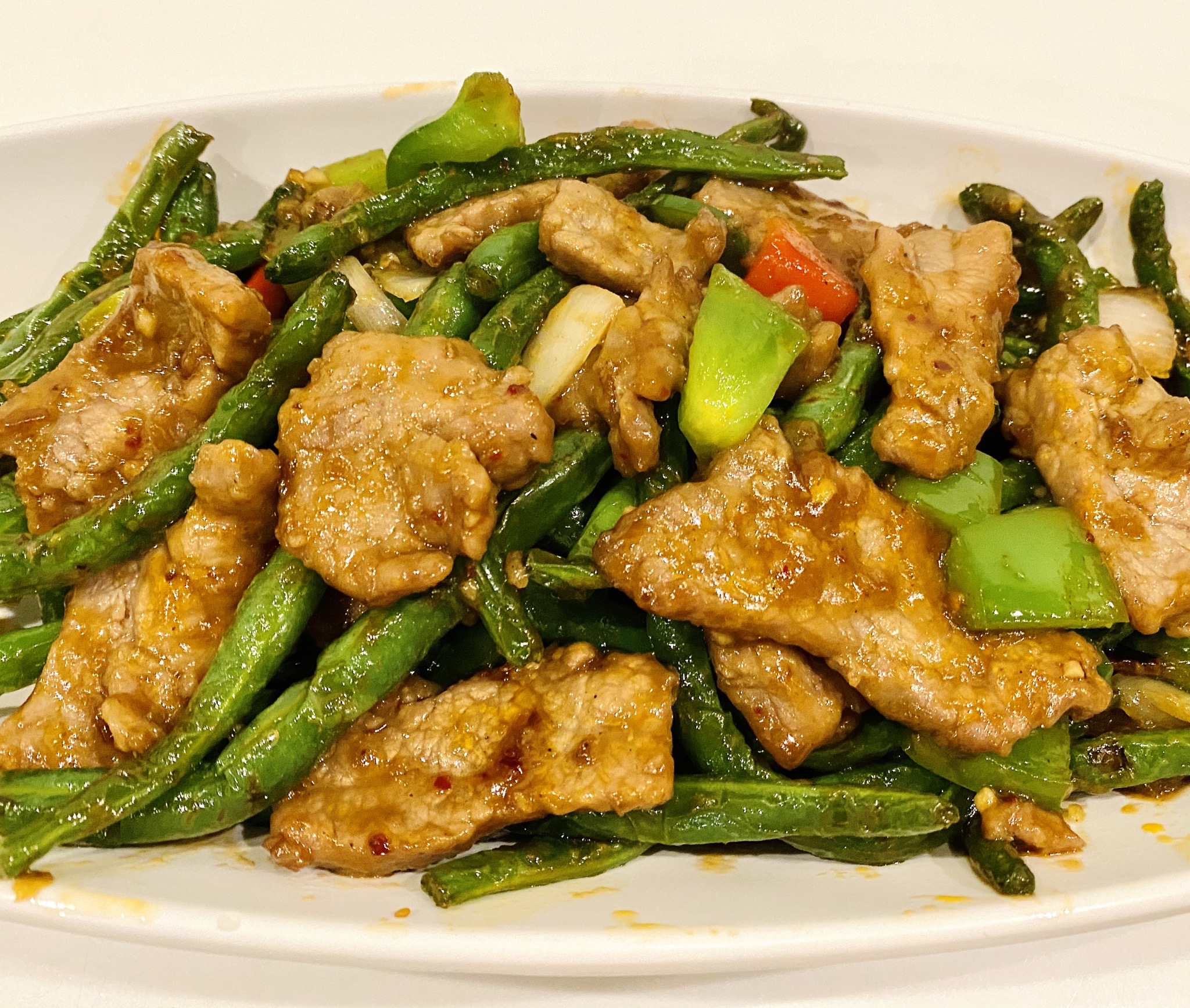 Order Malaysian String Bean Beef food online from Min Min Asian Cafe store, Chicago on bringmethat.com