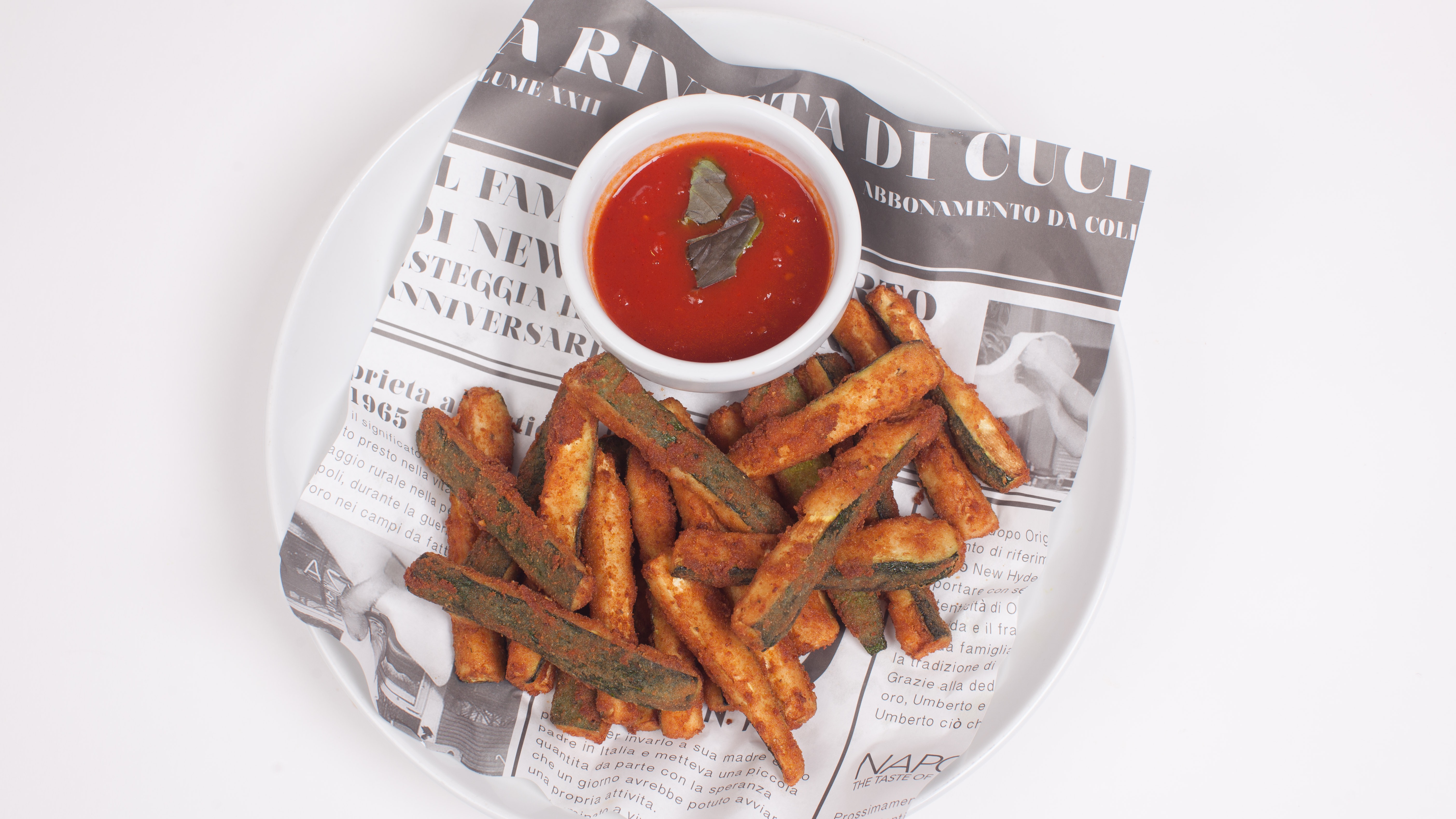 Order Fried Zucchini Sticks food online from Umberto's Pizzeria store, New Hyde Park on bringmethat.com