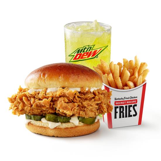 Order Classic Chicken Sandwich Combo food online from KFC store, Reno on bringmethat.com