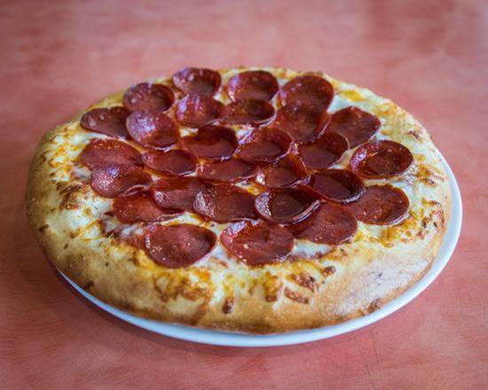 Order Pepperoni Pizza food online from Abe Pizza store, Berkeley on bringmethat.com