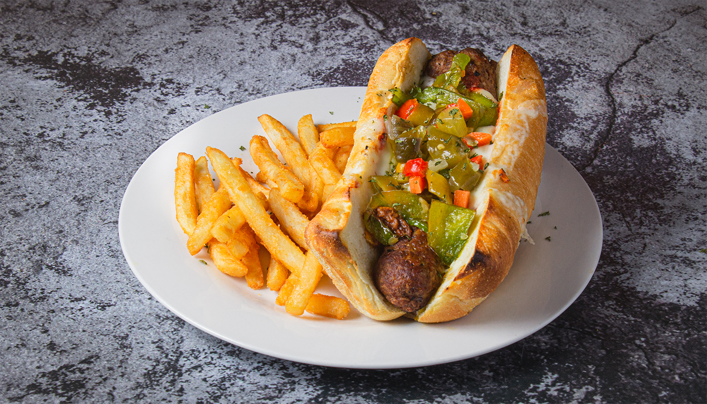 Order Italian Sausage Sandwich food online from Angelo's Stuffed Pizza store, Chicago on bringmethat.com