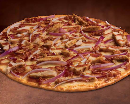 Order Large Barbeque Chicken Specialty Pizza food online from Hungry Howie's store, Summerfield on bringmethat.com