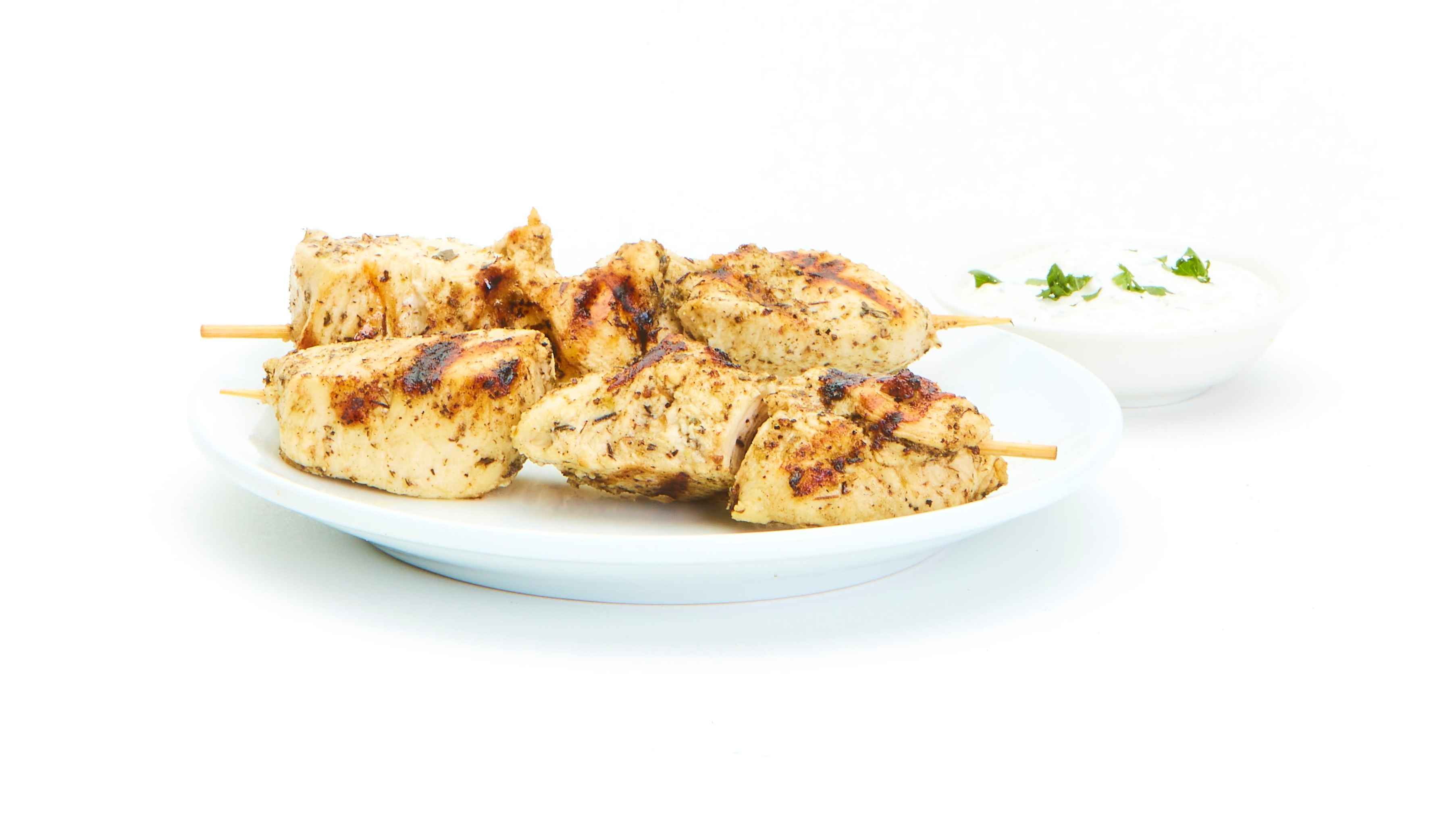 Order Extra Side of Chicken Kebobs food online from Taziki's Mediterranean Cafe store, Charlotte on bringmethat.com