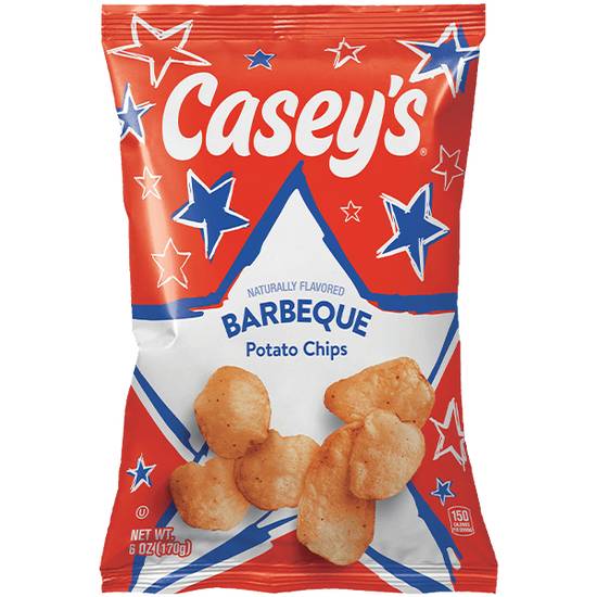 Order Casey's BBQ Chips 6oz food online from Casey's General Store store, Omaha on bringmethat.com