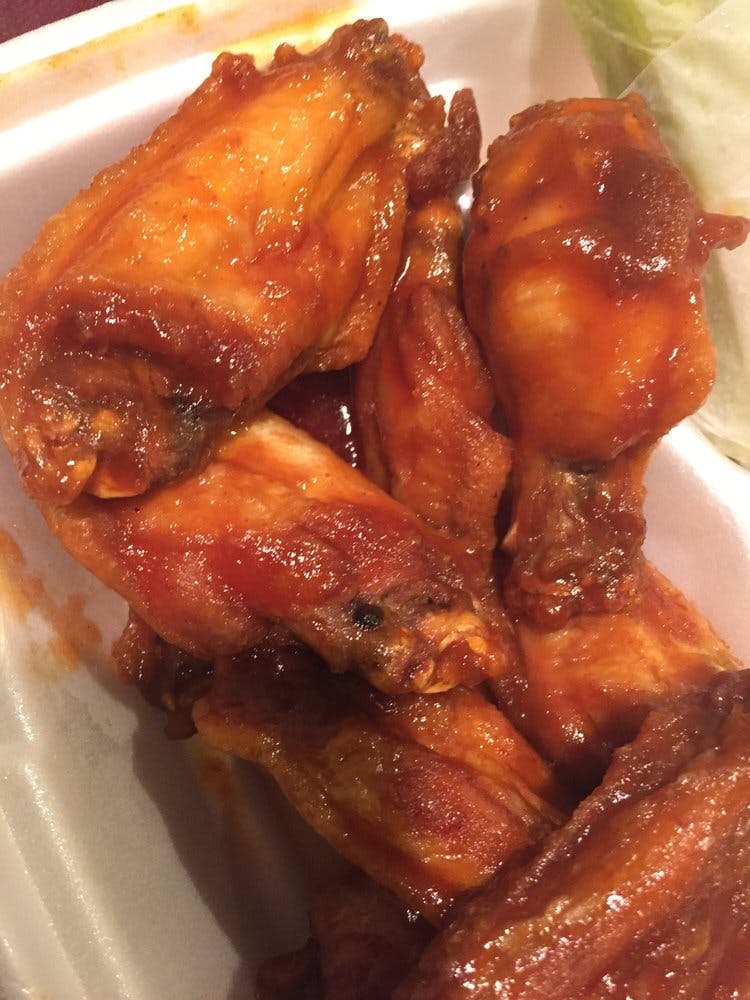 Order Buffalo Style Chicken Wings - 5 Pieces food online from Wild Wings store, Pennsauken Township on bringmethat.com