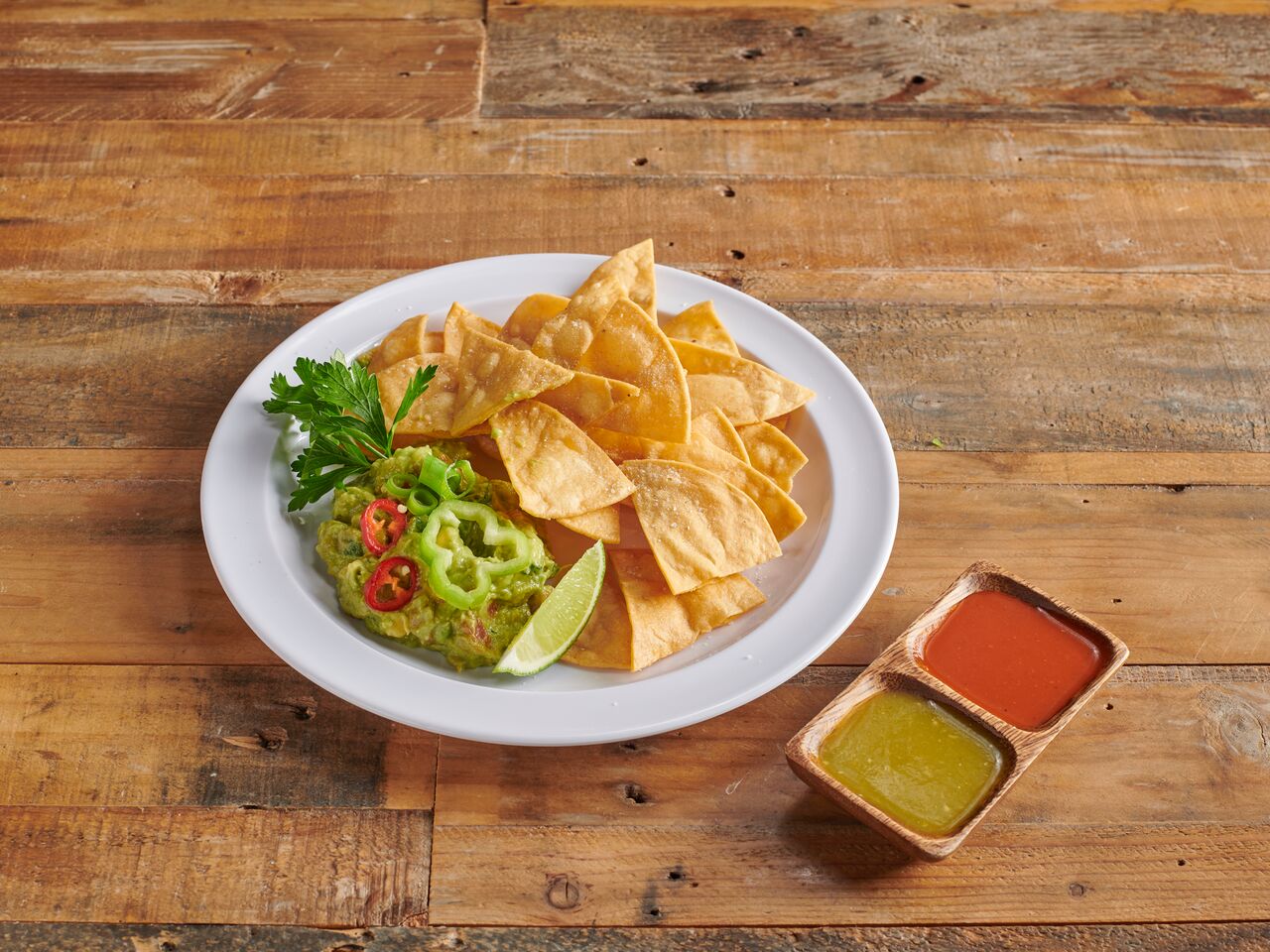 Order Guacamole with Chips food online from Pablito's Taqueria store, Brooklyn on bringmethat.com