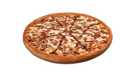 Order All Meat Combo Pizza - Mini (4 Slices) food online from Godfather Pizza store, Wayne on bringmethat.com