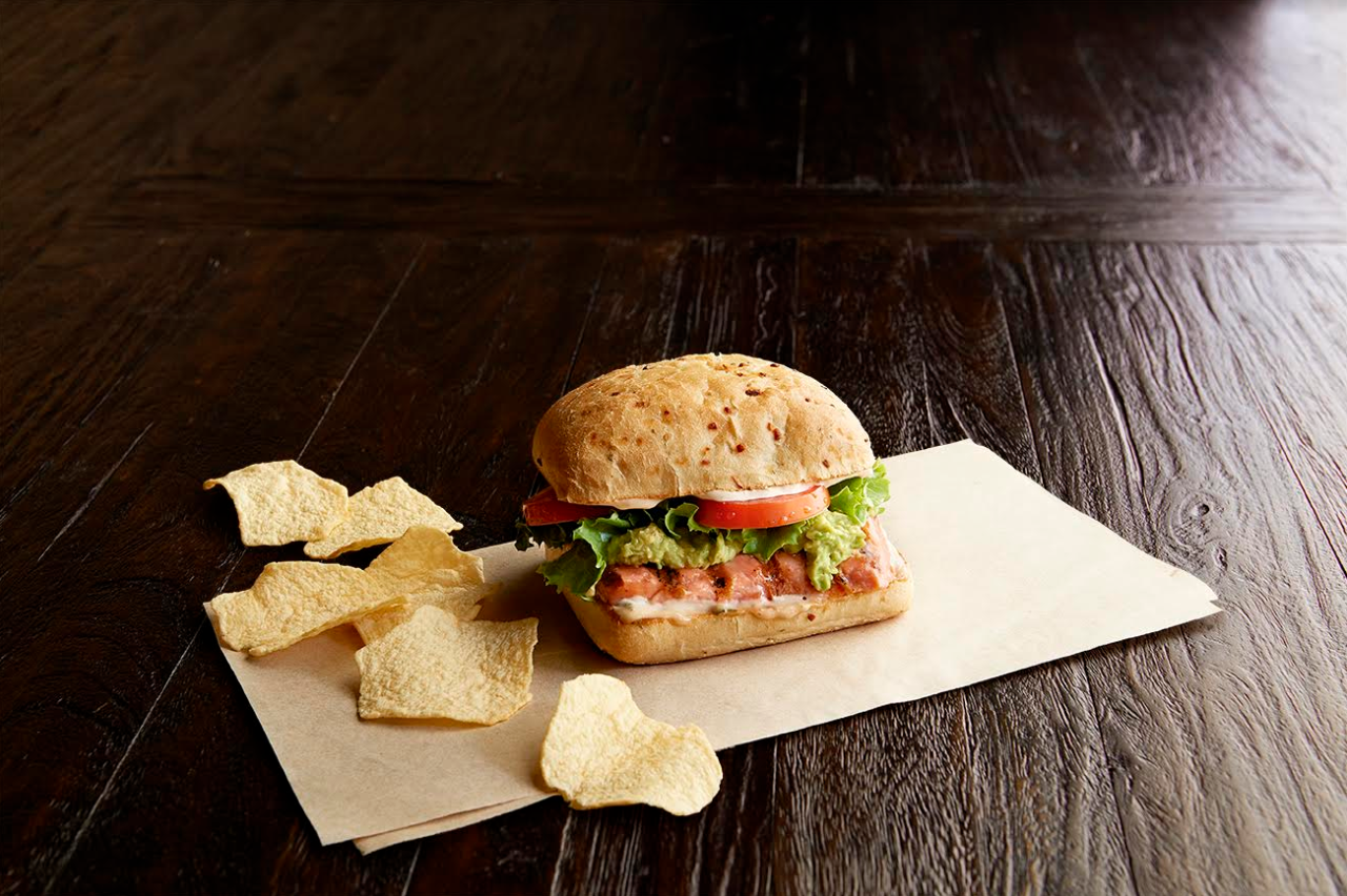 Order Wild Salmon-Wich food online from Jason's Deli store, Brownsville on bringmethat.com