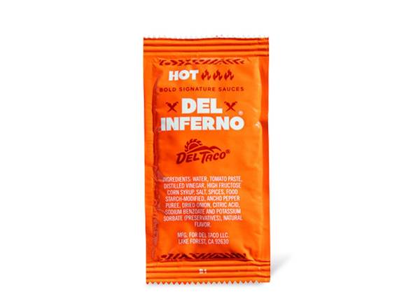 Order Del Inferno - Hot food online from Del Taco Inc store, Oceanside on bringmethat.com