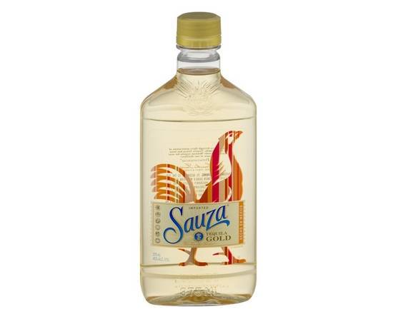 Order Sauza Gold, 375mL bottle,(40% ABV) food online from Moby Liquor store, Los Angeles on bringmethat.com