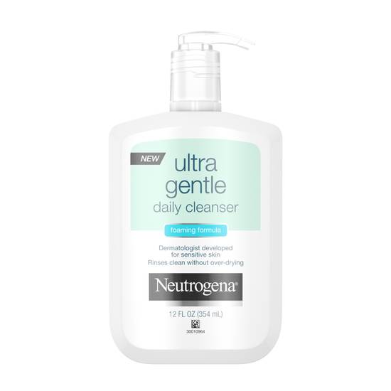 Order Neutrogena Ultra Gentle Daily Foaming Facial Cleanser, 12 OZ food online from CVS store, FRANKFORT on bringmethat.com