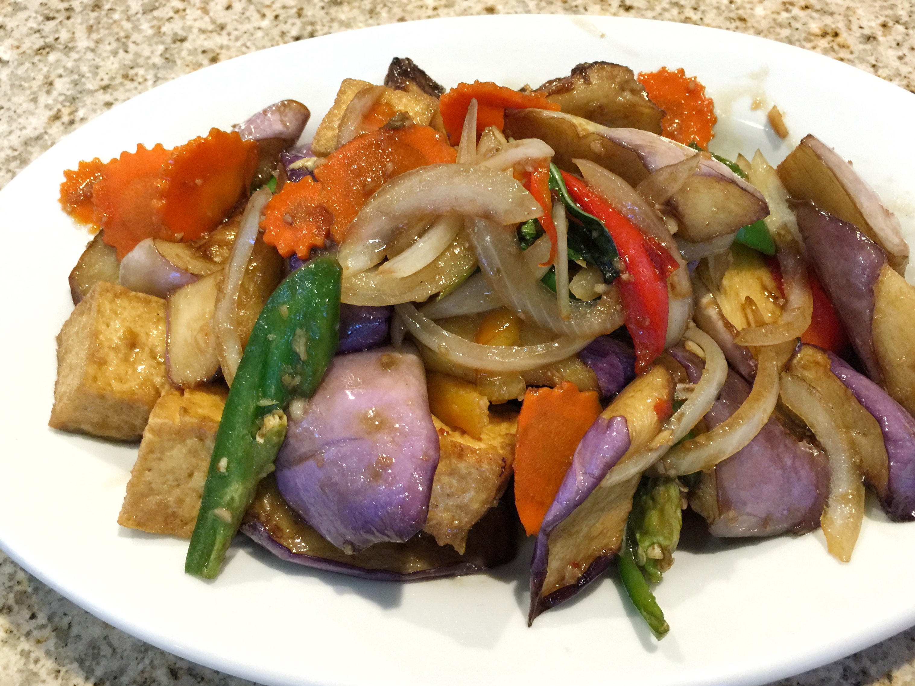 Order Spicy Eggplant food online from Ing Doi Thai Kitchen store, Saugus on bringmethat.com