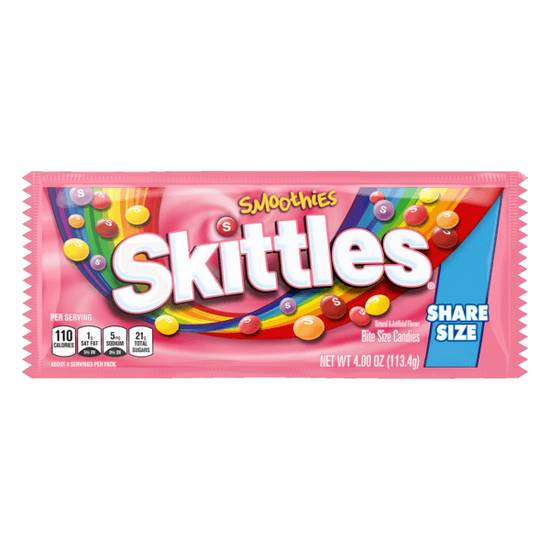 Order Skittles Smoothies Share Size 4oz food online from Casey store, La Vista on bringmethat.com