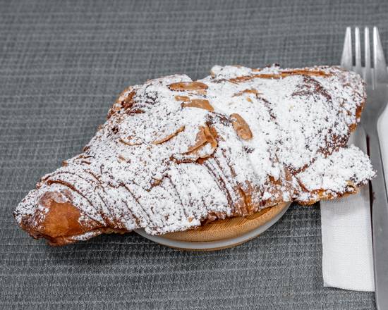 Order Almond croissant  food online from Madman Espresso store, New York on bringmethat.com