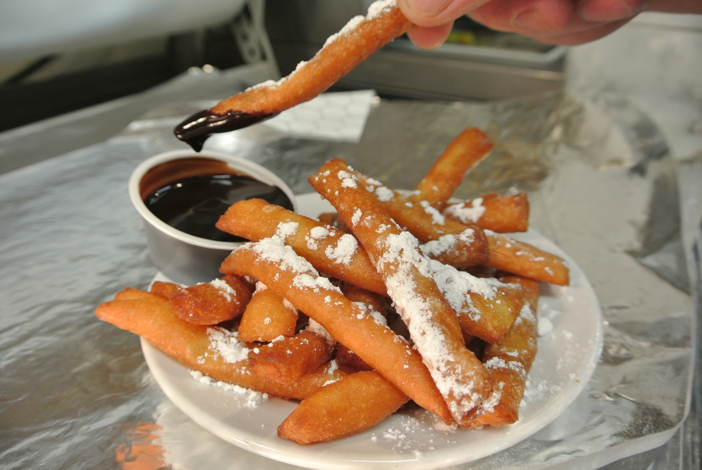 Order Funnel Fries food online from Main Street Pizzeria & Grille store, Wyncote on bringmethat.com