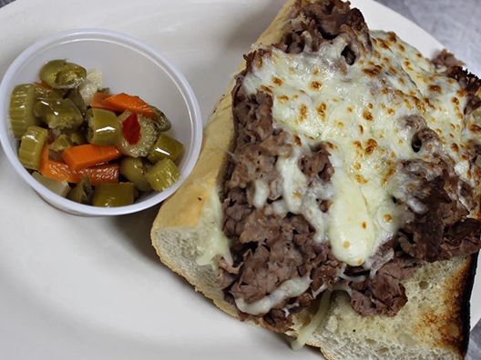 Order Cheesy Italian Beef food online from Dengeos store, Glenview on bringmethat.com