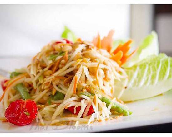 Order Papaya Salad Laos Style food online from Thai Bloom store, Beaverton on bringmethat.com