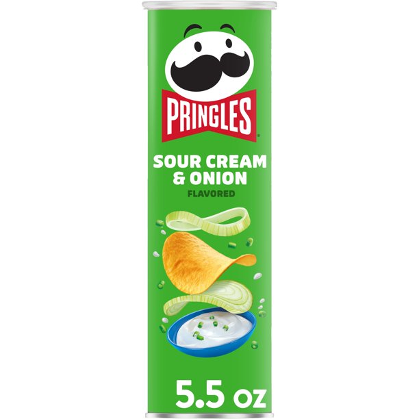 Order Pringles Sour Cream & Onion 5.2oz food online from Bws Beer Wine & Spirit store, San Jose on bringmethat.com