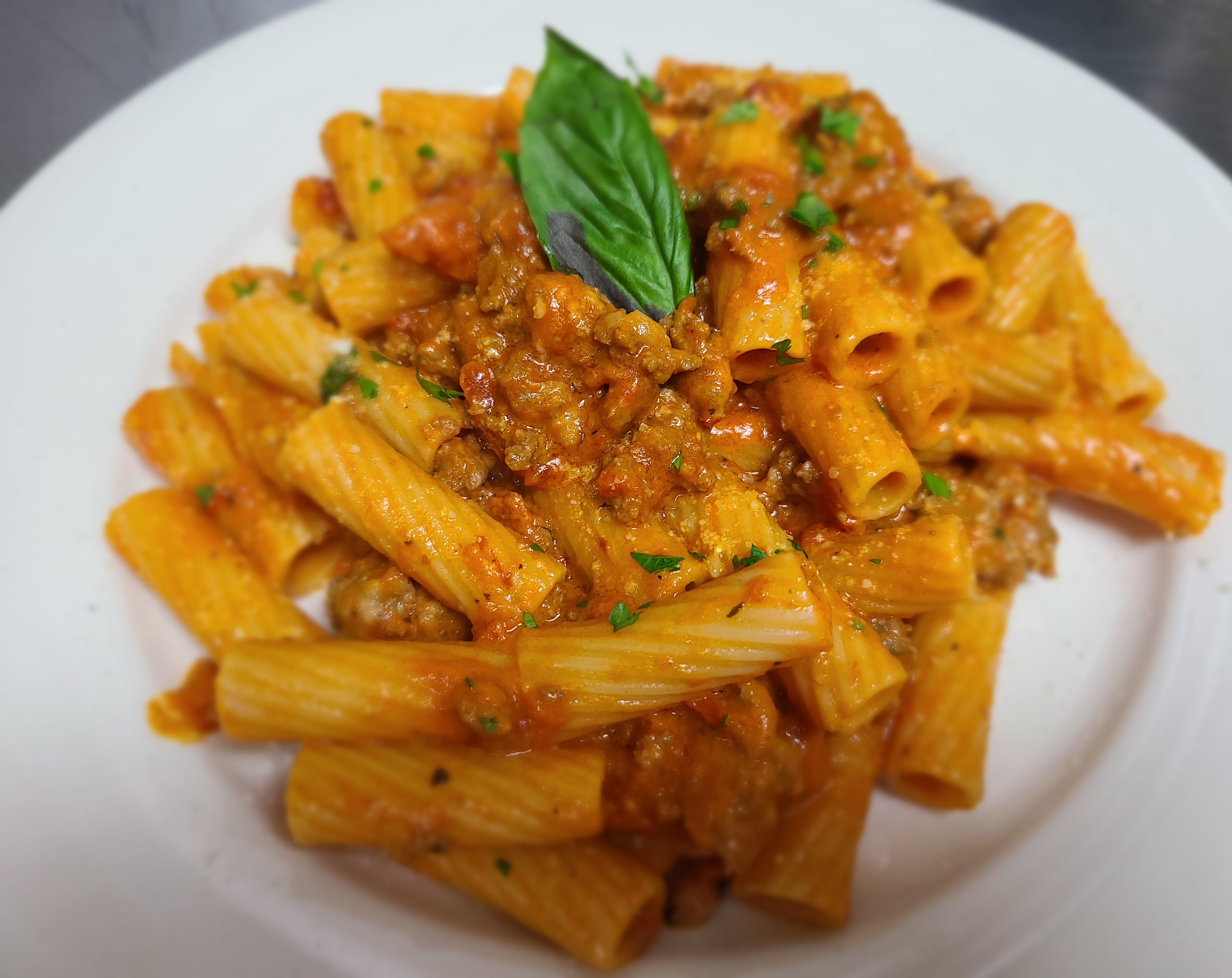 Order Rigatoni Bolognese food online from Jay's Pizza & Eats store, Stony Point on bringmethat.com