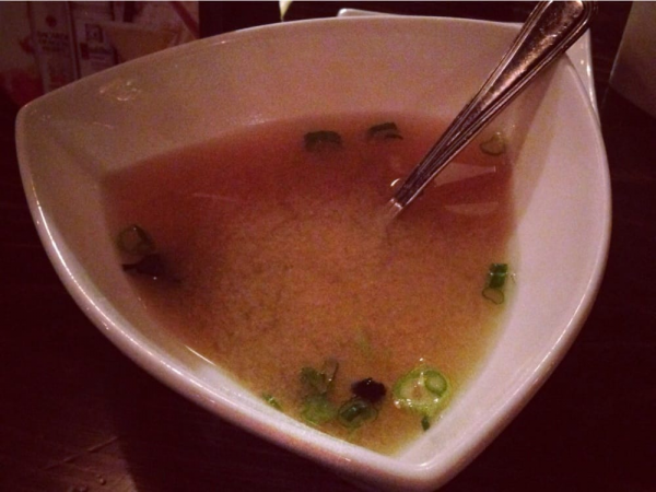 Order Miso Soup food online from Aja Asian Cuisine store, New Brunswick on bringmethat.com