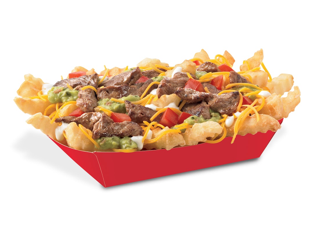Order Carne Asada Fries food online from Del Taco store, Corona on bringmethat.com