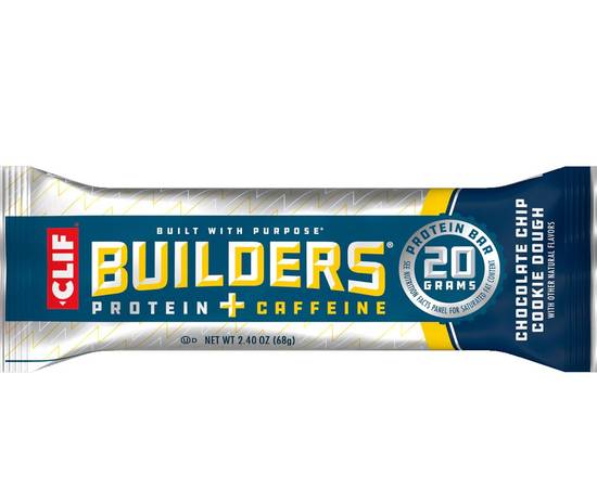 Order Clif Builders Chocolate Chip Cookie Dough with Caffeine food online from Chevron store, Mesa on bringmethat.com