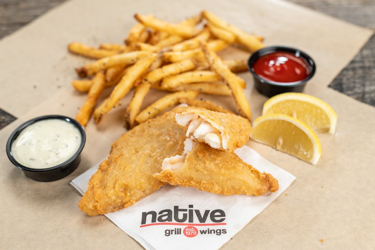 Order Fish & Chips (Limited Time Only) food online from Native Grill & Wings store, Tucson on bringmethat.com