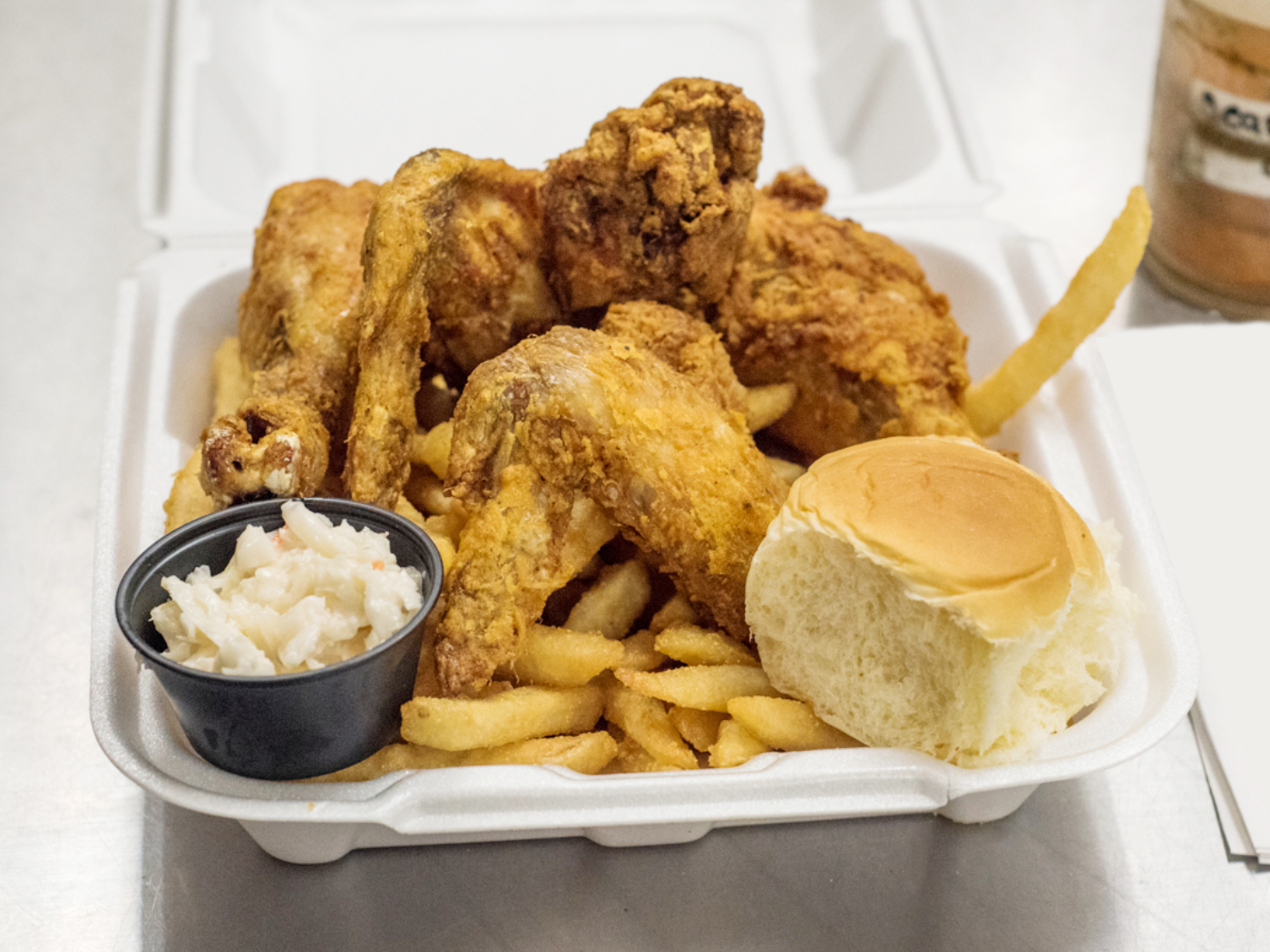 Order Fried Chicken Dinner Box food online from Dash Seafood store, Baltimore on bringmethat.com