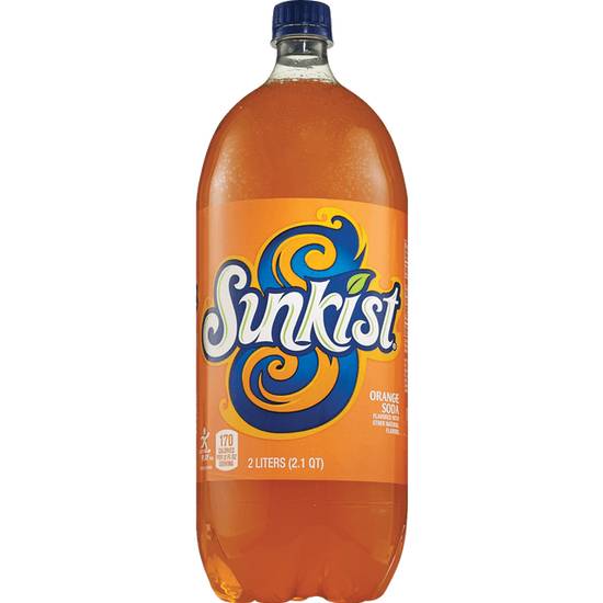 Order Sunkist Orange Soda (2-Liter Bottle) food online from Cvs store, HAMMOND on bringmethat.com