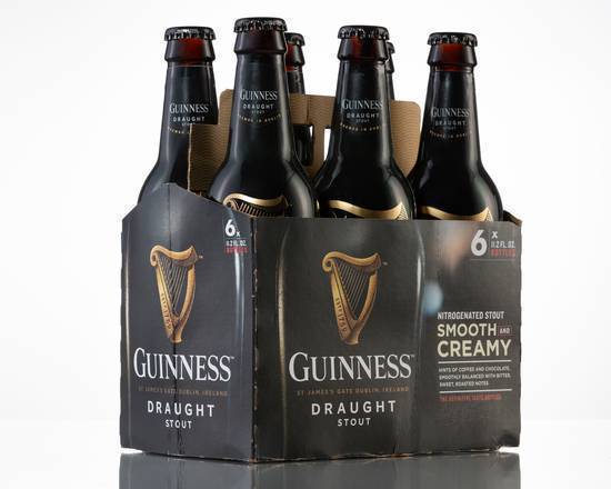Order Guinness, 6pk-12oz bottle beer (4.2% ABV) food online from Flow Liquor store, Compton on bringmethat.com