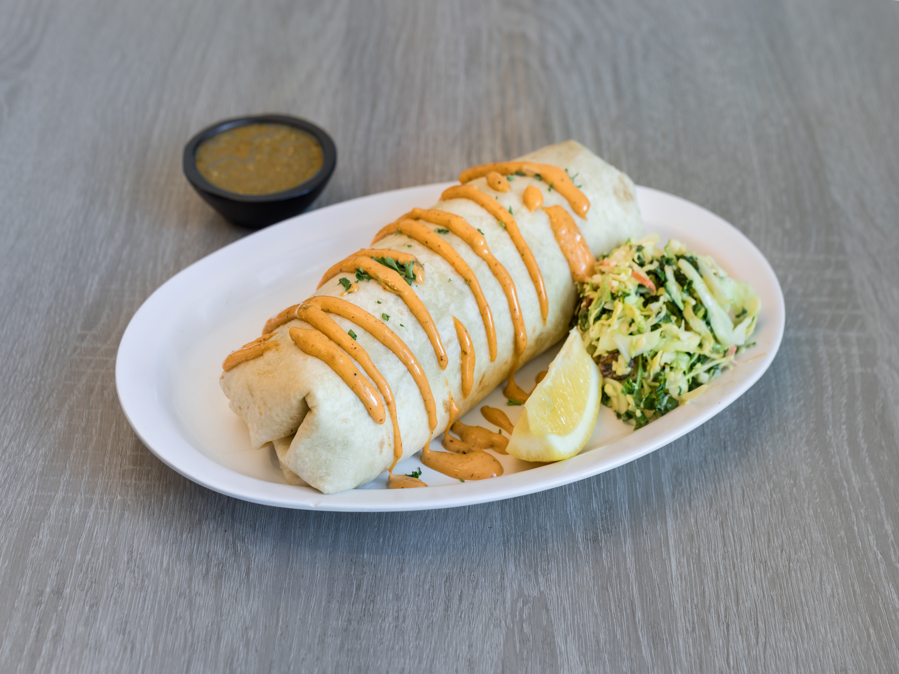 Order Grilled Shrimp Burrito food online from The Pier Grill store, Pasadena on bringmethat.com
