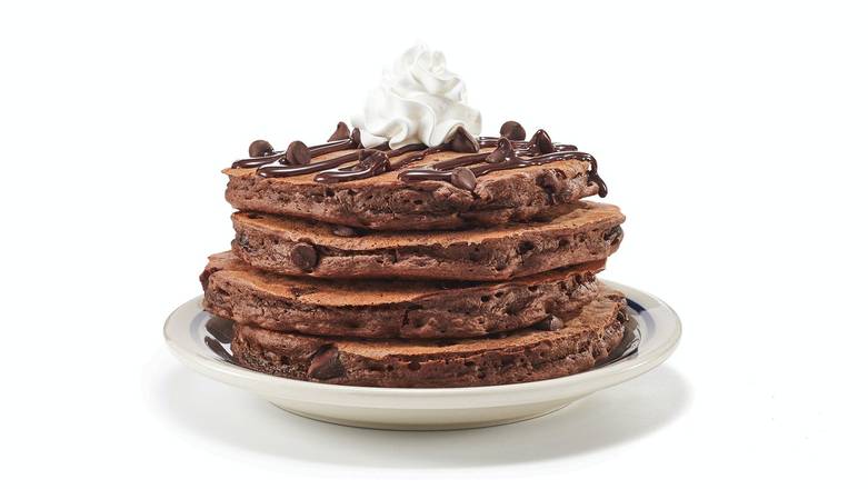 Order Chocolate Chocolate Chip Pancakes  food online from IHOP store, Warrington on bringmethat.com