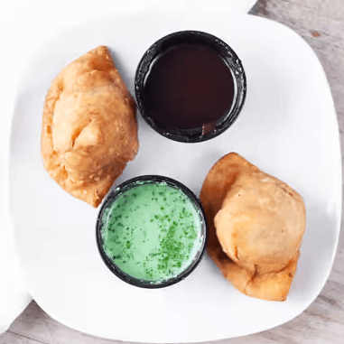 Order 2 Piece Vegetable Samosa food online from Amul India store, Dublin on bringmethat.com
