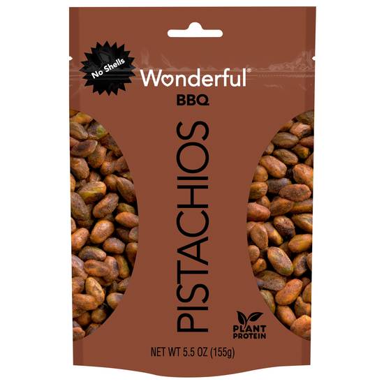 Order Wonderful Pistachios No Shells Barbeque (5.5 oz) food online from Rite Aid store, Eugene on bringmethat.com