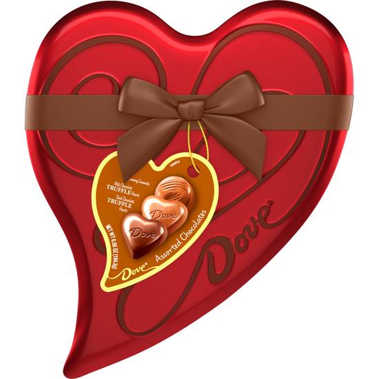 Order Dove Truffles Assorted Chocolate Valentine's Candy Heart Gift Tin - 6.5 oz food online from Rite Aid store, NORTH HUNTINGDON on bringmethat.com