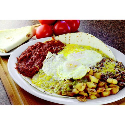 Order Carne Adovada Rancheros food online from Twisters Gibson store, Albuquerque on bringmethat.com