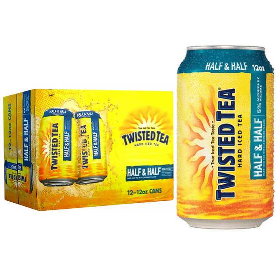 Order Twisted Tea, 12pk-12oz cans beer (5.0% ABV) food online from Mimi Liquor store, Joliet on bringmethat.com