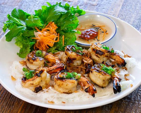 Order Grilled Shrimp on Thin Vermicelli-Bánh Hỏi Tôm Nướng food online from Banh Canh Tom Cua store, Houston on bringmethat.com