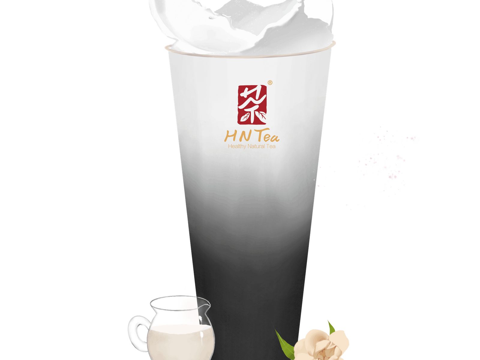 Order Tai-Chi Sesame Green Tea Latte food online from Hn Tea store, Tustin on bringmethat.com
