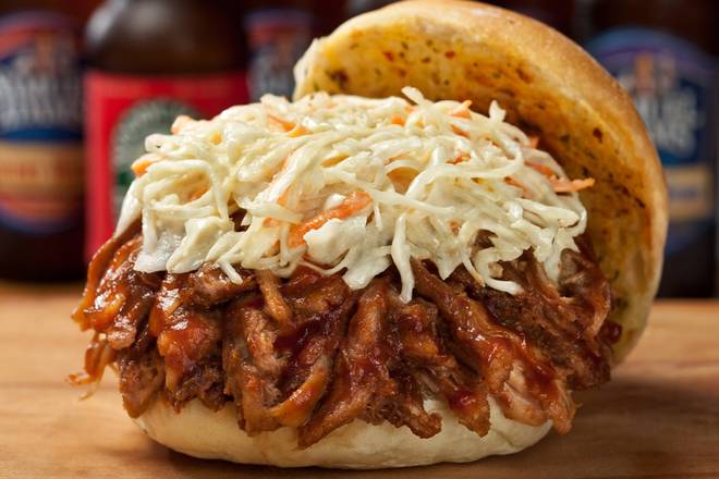Order Pulled Pork Sandwich food online from Arooga Rt. 9 store, Howell on bringmethat.com