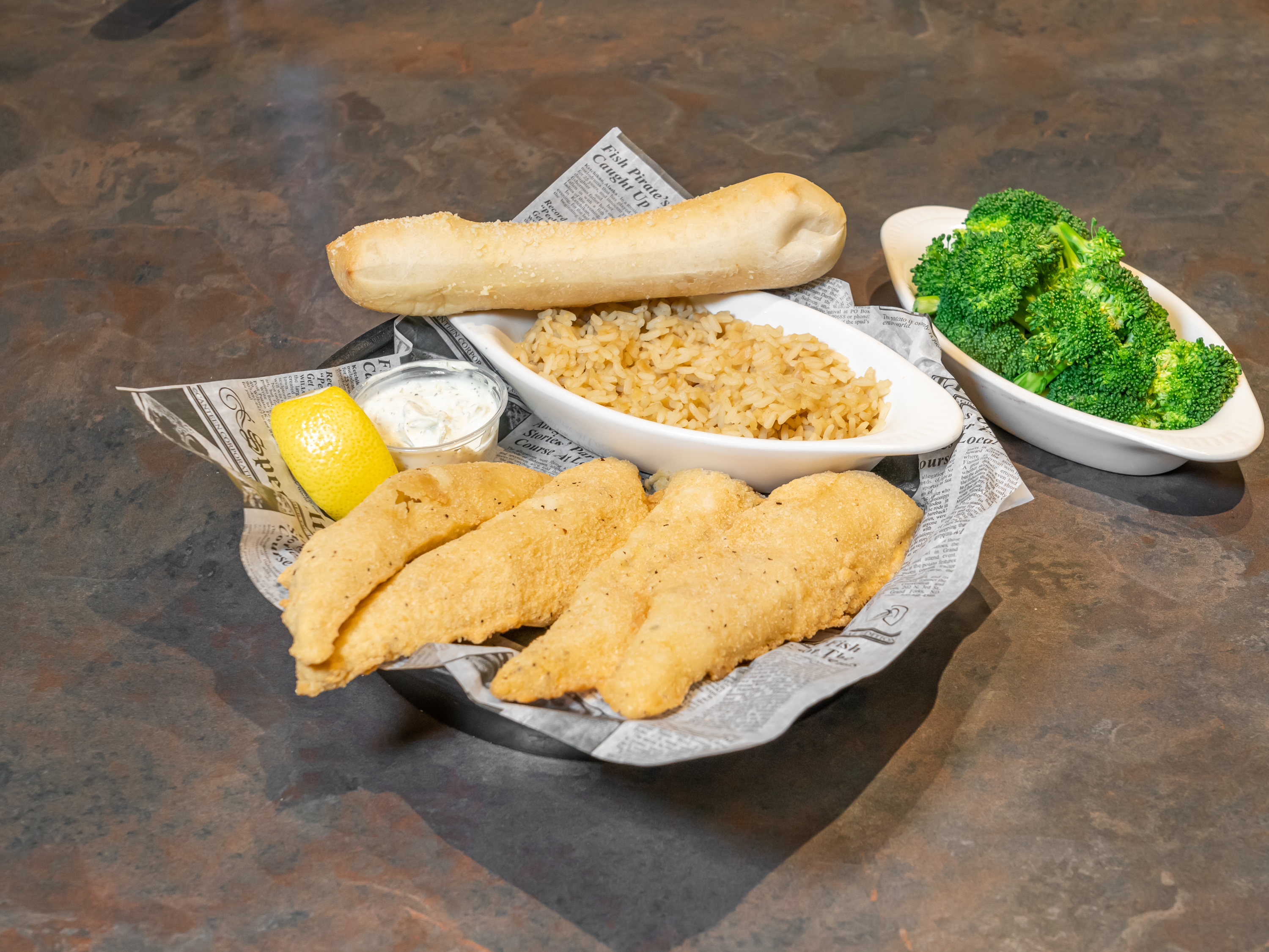 Order Fried Lake Perch  food online from Shelby Firehouse Tavern store, Shelby Charter Township on bringmethat.com
