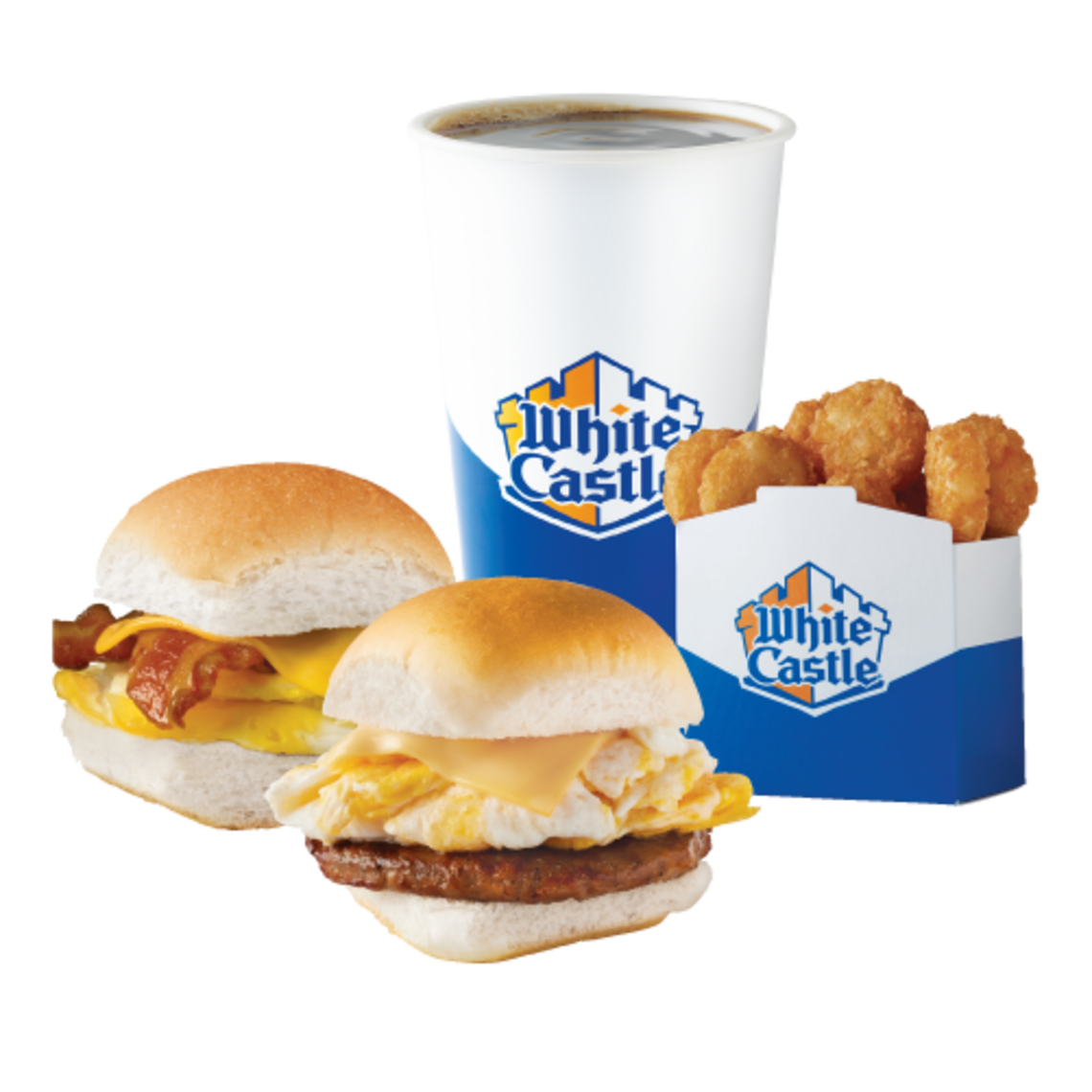 Order 2 BREAKFAST SLIDERS COMBO CAL 860-1090 food online from White Castle store, Greenfield on bringmethat.com