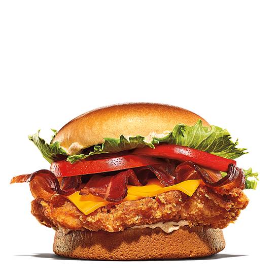 Order BBQ Bacon and Cheese BK Royal Crispy Chicken food online from Burger King store, Nogales on bringmethat.com